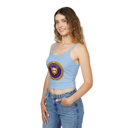 Spaghetti Tank Top — Cougar Academy Gold Crest