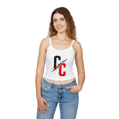 Women Spaghetti Tank Top — CC Logo