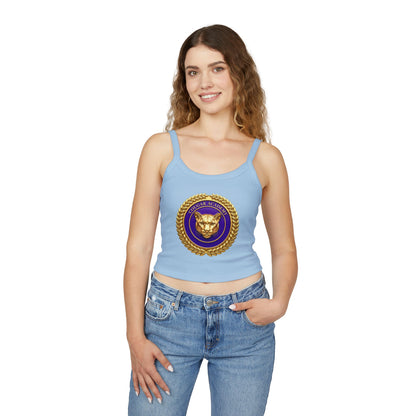 Spaghetti Tank Top — Cougar Academy Gold Crest