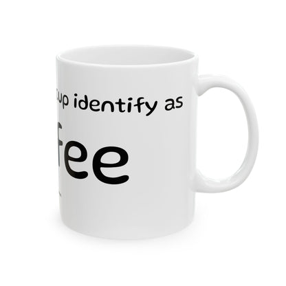 Coffee Mug - Funny 'The text is Gluten' Ceramic Tea & Coffee Cup (11oz, 15oz)